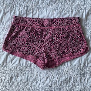 💕PINK cheetah print pj shorts 💕